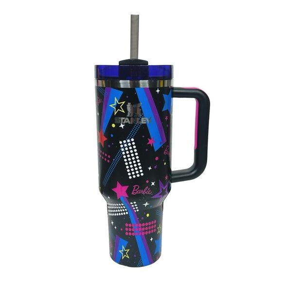 Stanley x Barbie 80’s Rockers Quencher H2.0 Tumbler - 40 Oz - Limited Edition - Picture 2 of 6